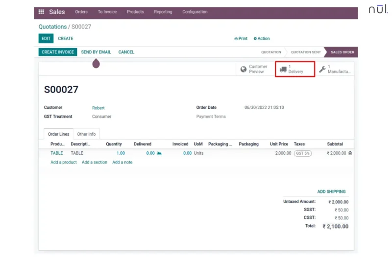 Odoo is a modular ERP that gives businesses more freedom to customize the system.